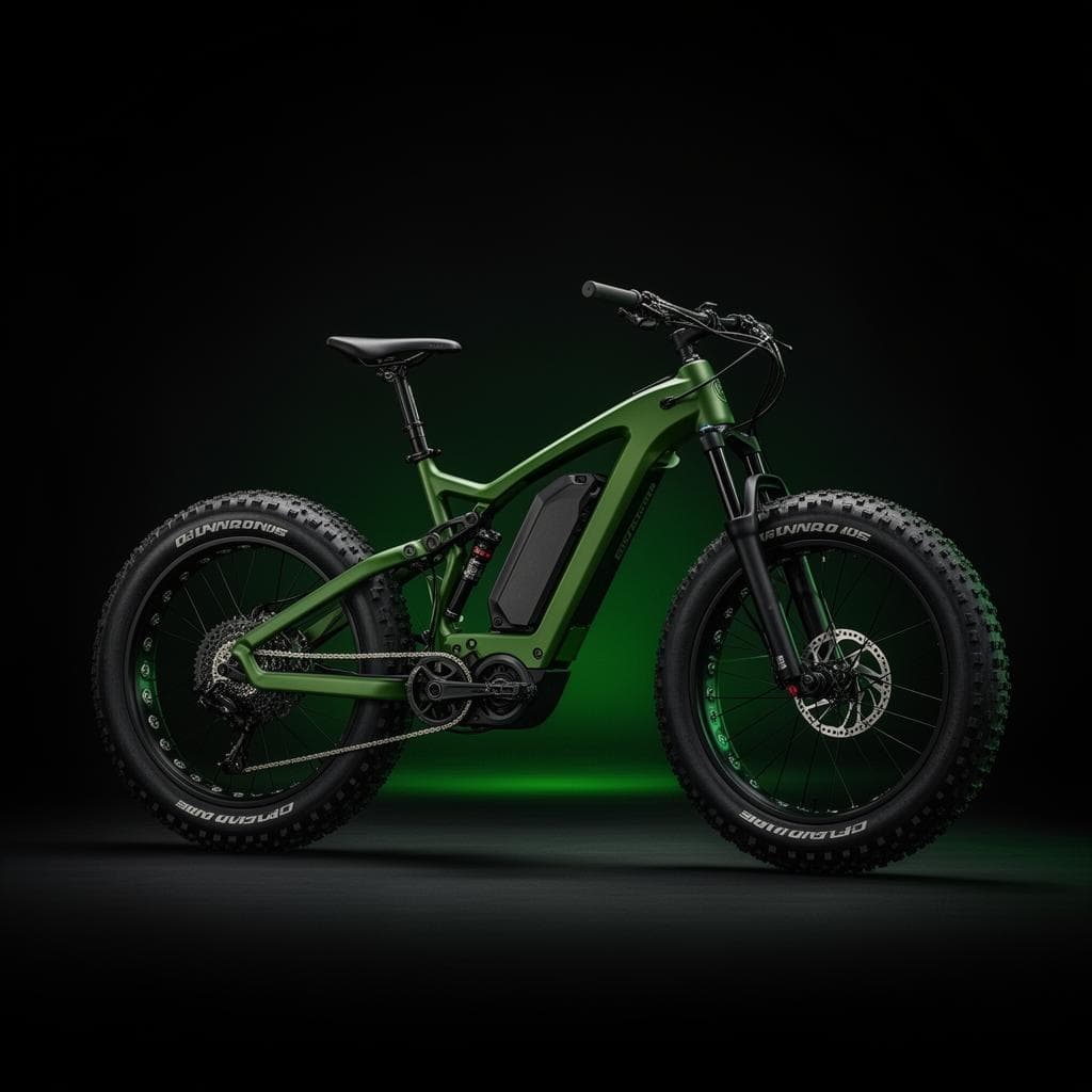 SAMBIKE on mountain trail